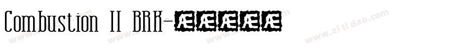 Combustion II BRK字体转换